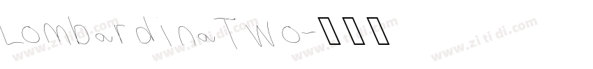 Lombardina Two字体转换